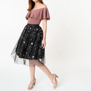 Unique Vintage - Magnolia Place Swing Skirt